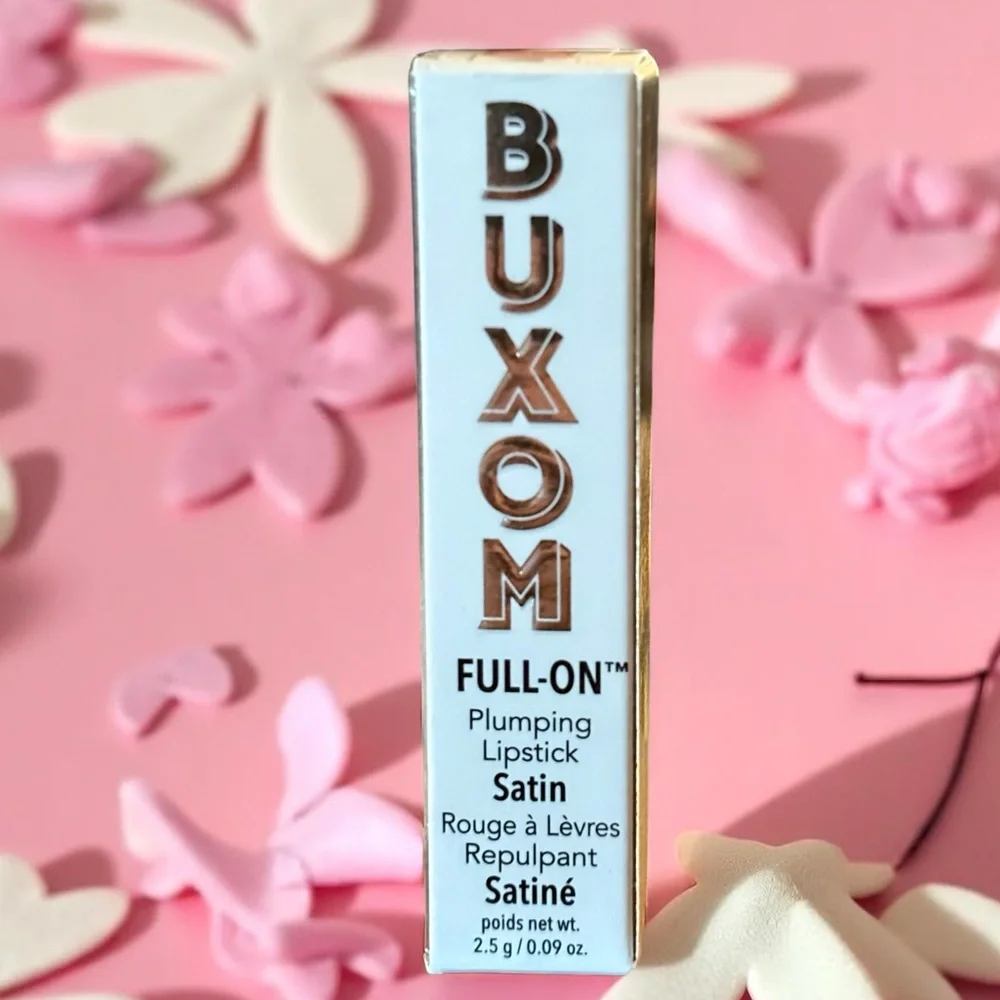 💎 Buxom Full-On Satin Lipstick in Red My Lips Full-Size New In Box